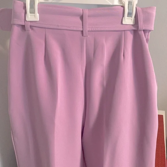 Zara Women's Purple High-Waisted Pants - Picture 7 of 10